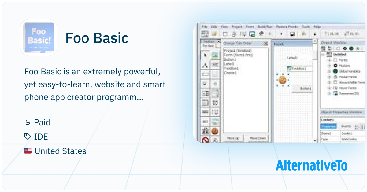 Foo Computing Foo Basic: Easy-to-learn web & phone app programming language ...