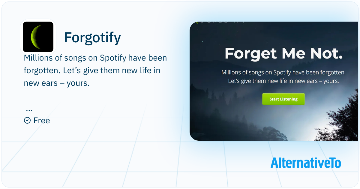Forgotify Forgotify: Listen to a song that has not been listened to before on ...