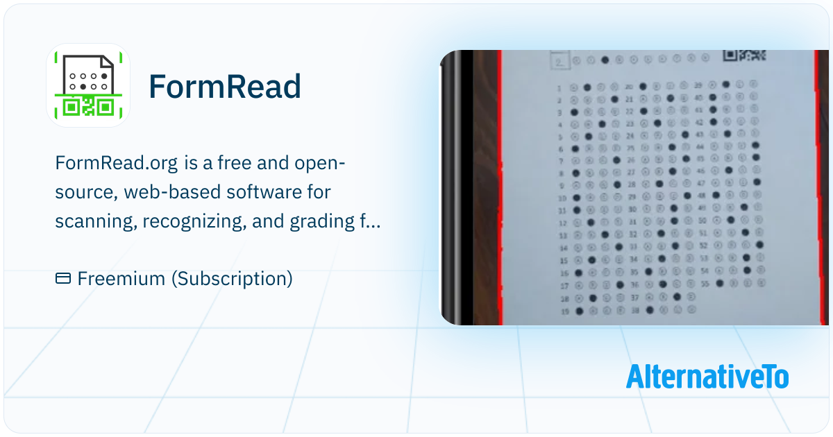 FormRead: A web-based software for scanning and grading multiple-choice ...