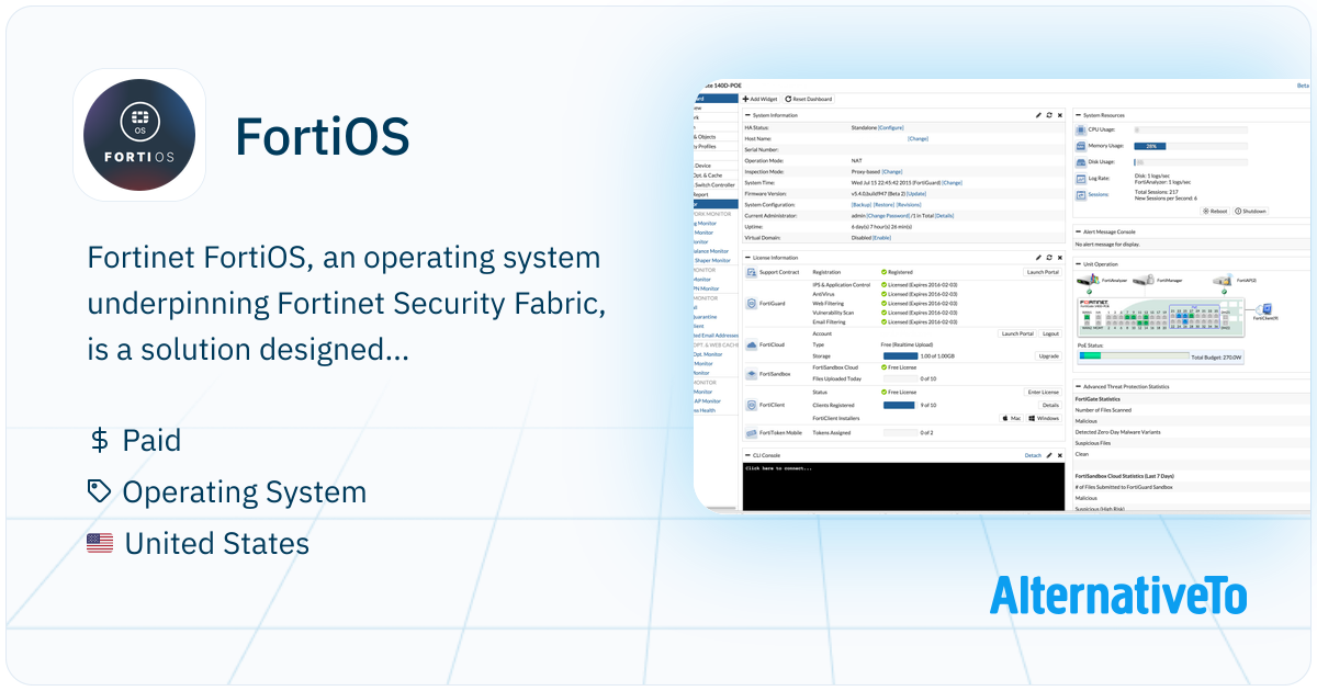 Latest Fortios Version FortiOS: Fortinet FortiOS, an operating system | AlternativeTo