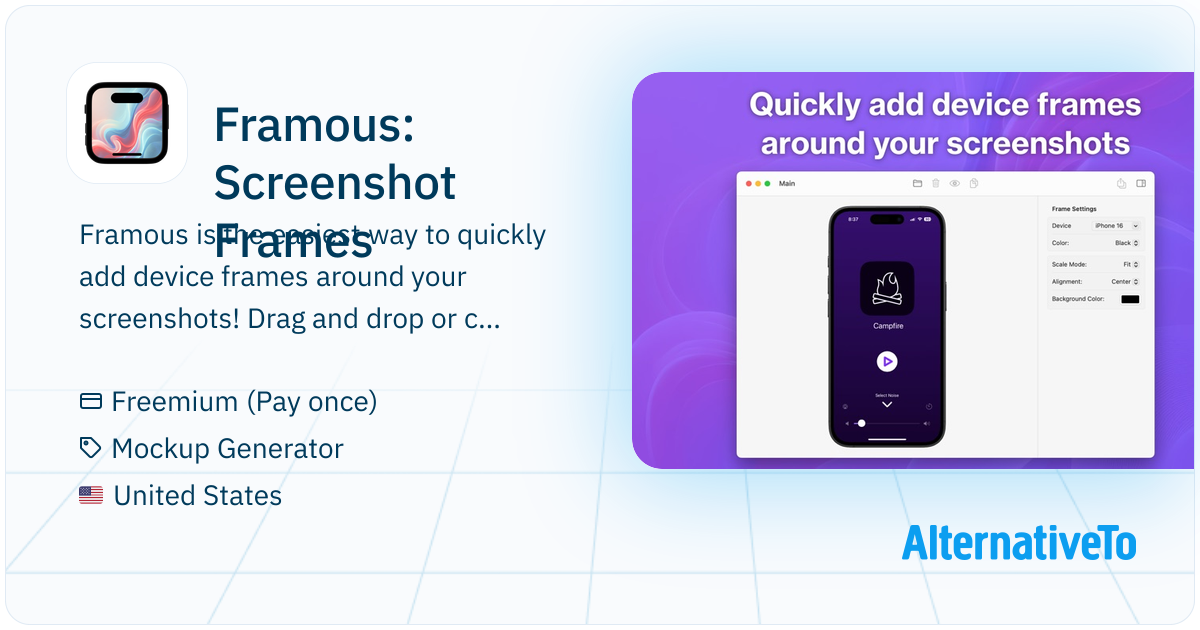 Framous: Screenshot Frames: The easiest way to quickly add device ...
