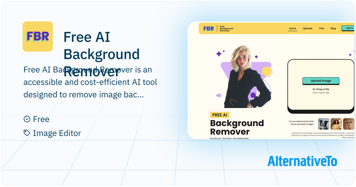 Free AI Background Remover: A free and reliable AI-powered background ...