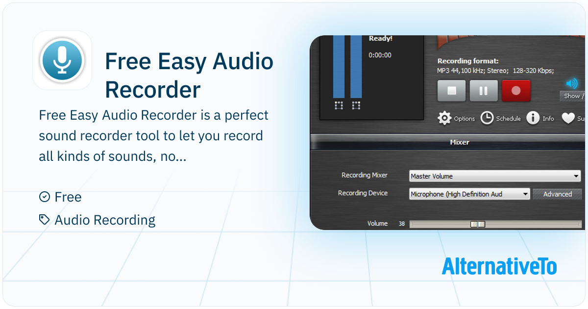 Simple Audio Recorder Free Easy Audio Recorder: Perfect sound | AlternativeTo