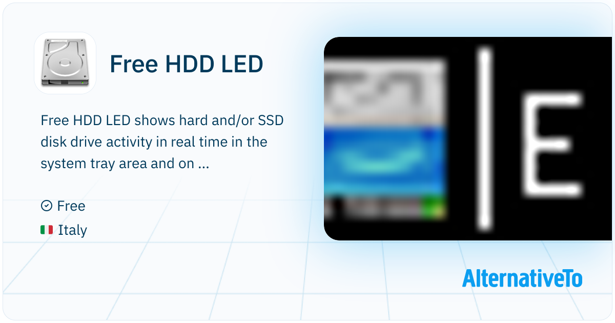 Taskbar Disk Led Free HDD LED: Shows disk drive activity in real time in the system tray ...