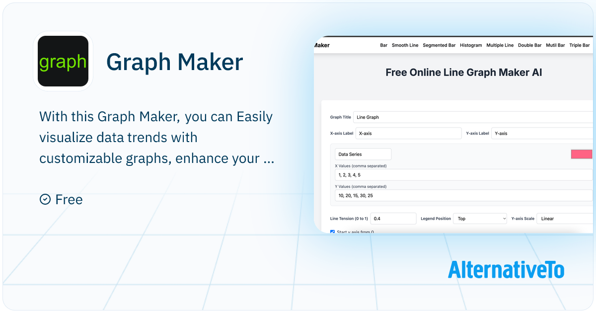 Graph Maker: Easily visualize data trends with customizable graphs ...