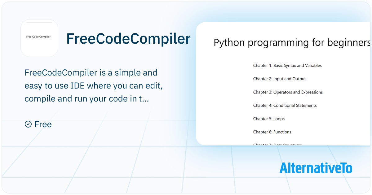 FreeCodeCompiler: Simple and easy to use IDE where you can edit ...