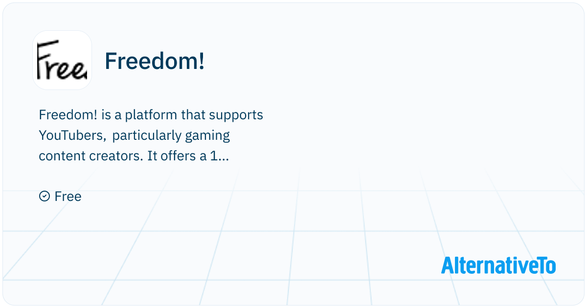 Freedom!: Unique YouTube partnership network connecting people & tools ...