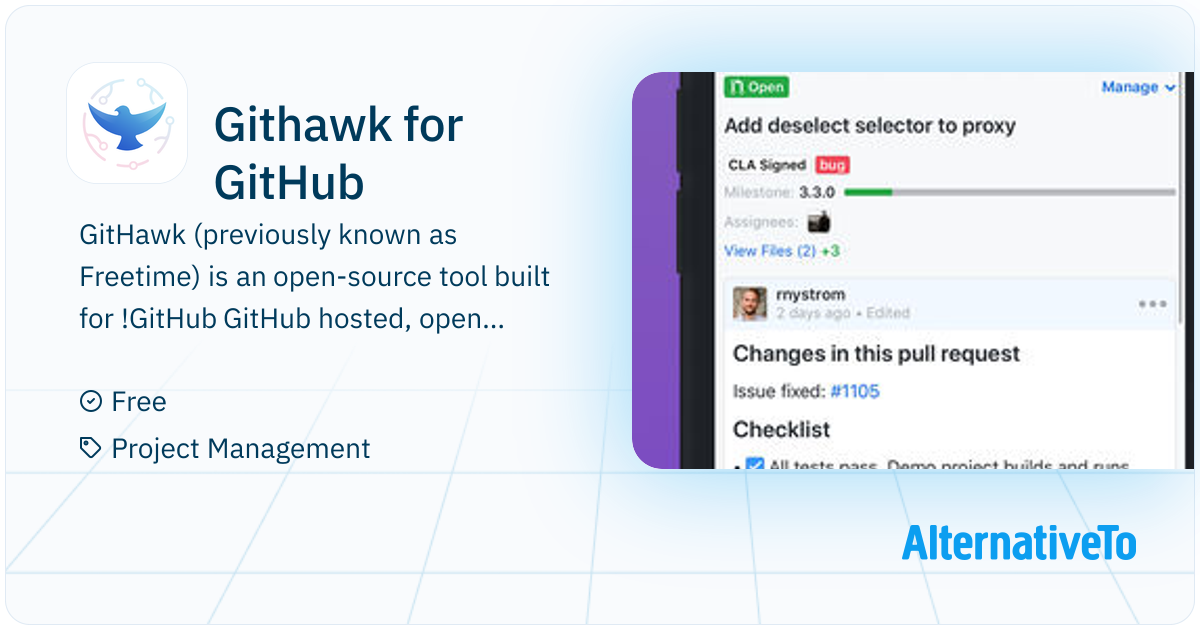 Githawk for GitHub: Project manager for open-source projects on GitHub ...