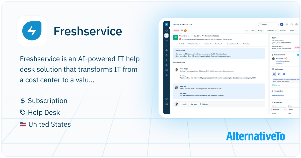 Freshservice: AI-driven IT help desk platform with automation and app ...