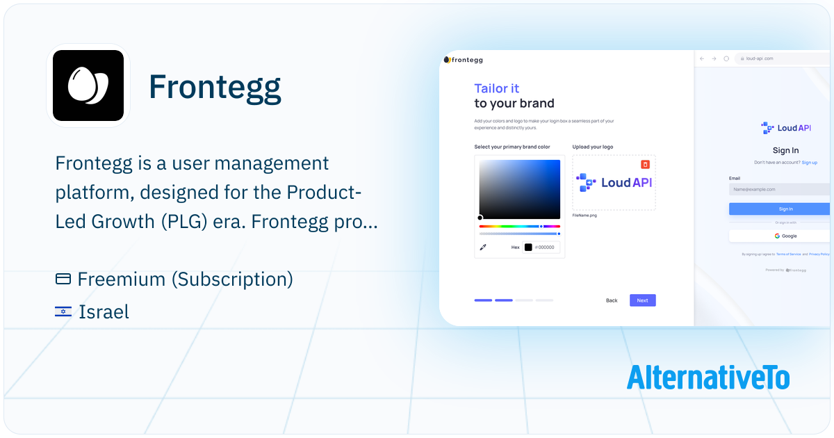 Frontegg: Developer platform that enables product-led-growth through a ...