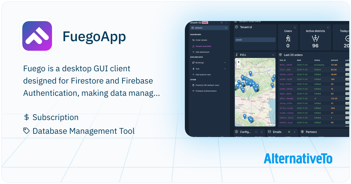FuegoApp: Fuego is a powerful GUI client for Firestore and Firebase ...