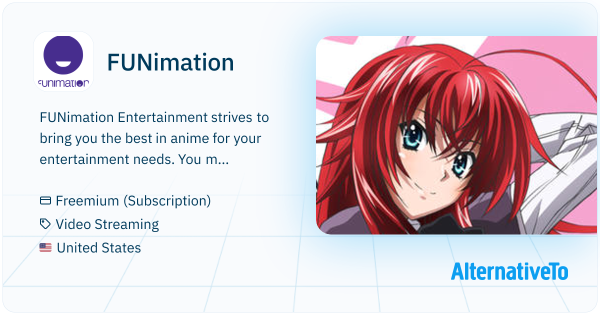Funimation FUNimation: Entertainment strives to bring you the | AlternativeTo