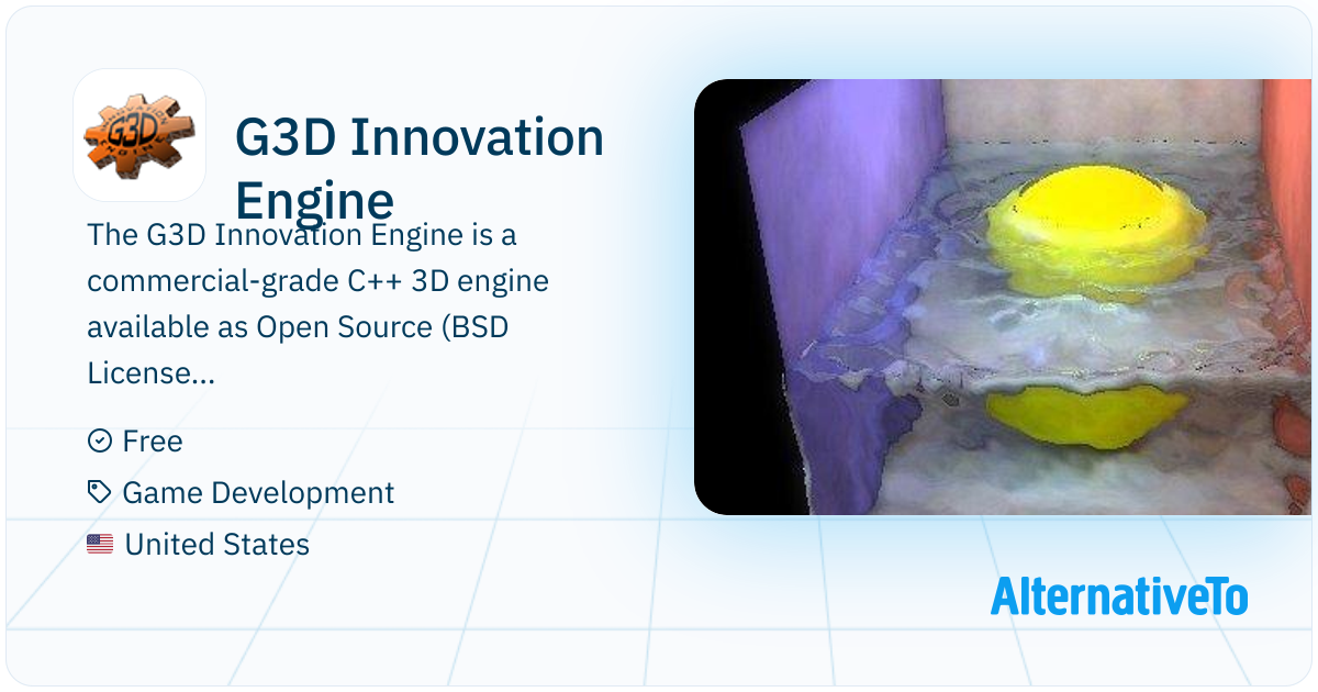 G3D Innovation Engine: The G3D Innovation Engine is a commercial-grade ...