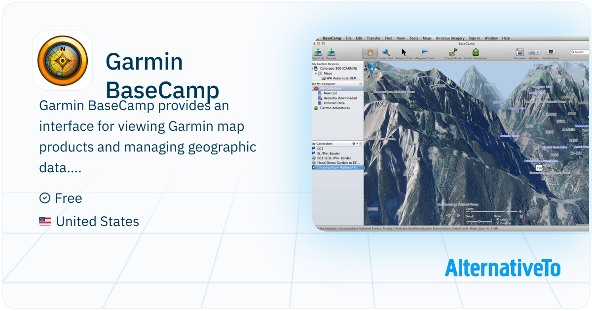 Garmin BaseCamp: Provides an interface for viewing | AlternativeTo