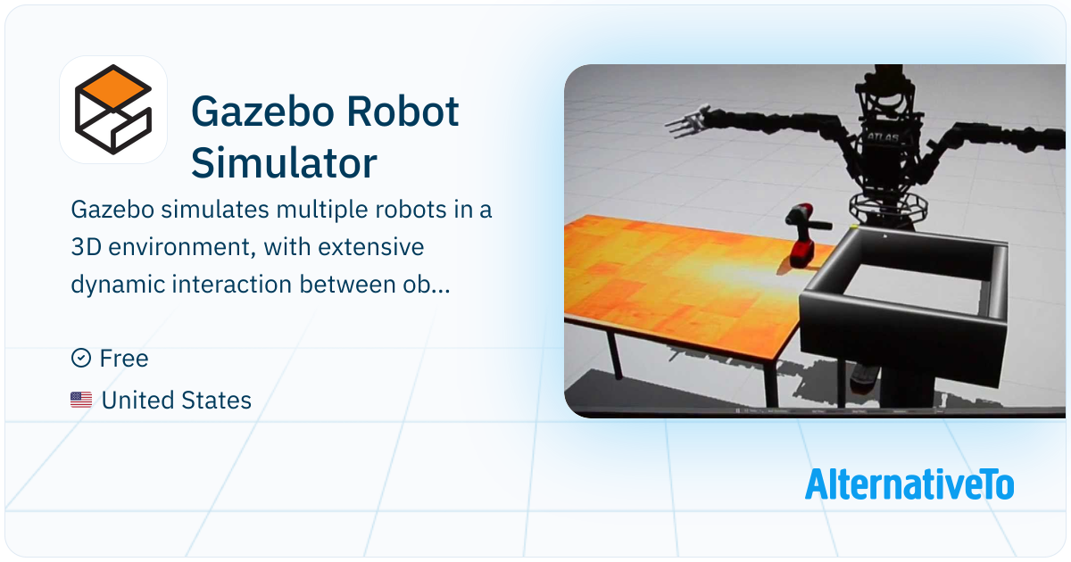 Gazebo Robot Simulator: Robot simulation made easy | AlternativeTo