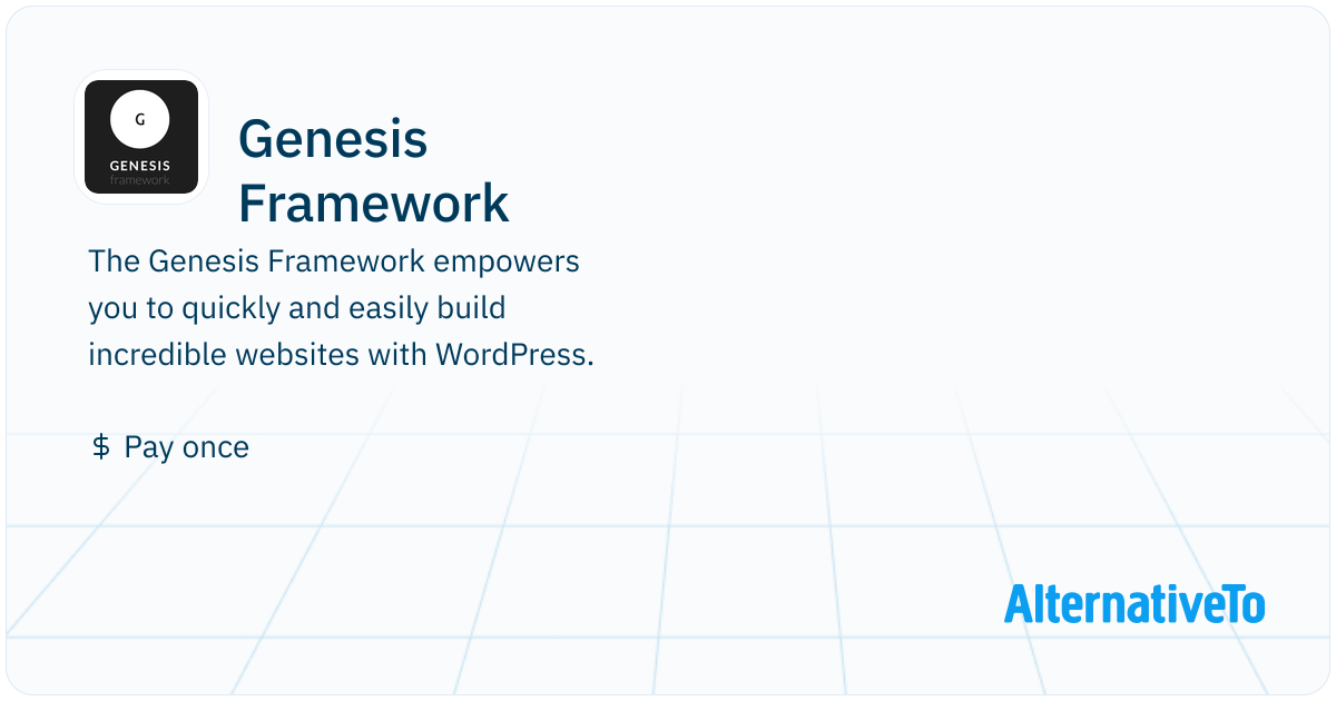 Genesis Framework: The Genesis Framework empowers you to quickly and ...