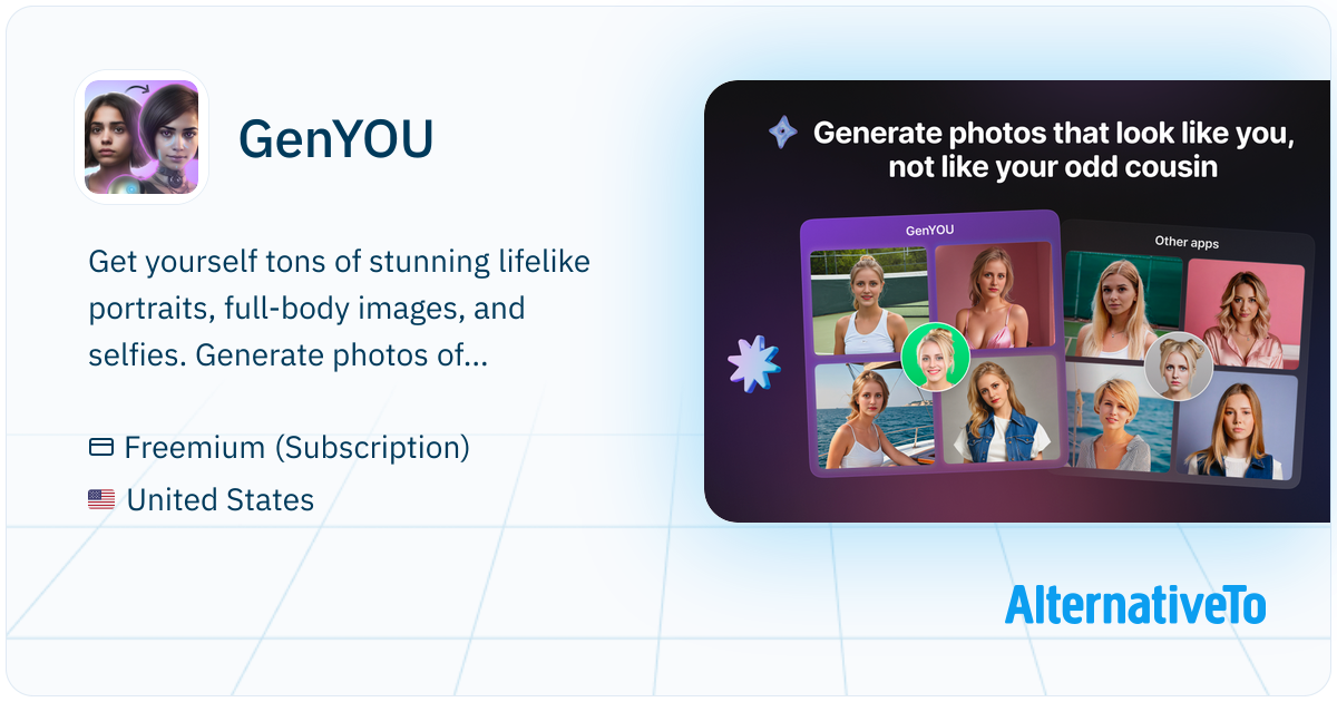Genyou GenYOU: Turns your selfies into realistic portraits in a variety of ...