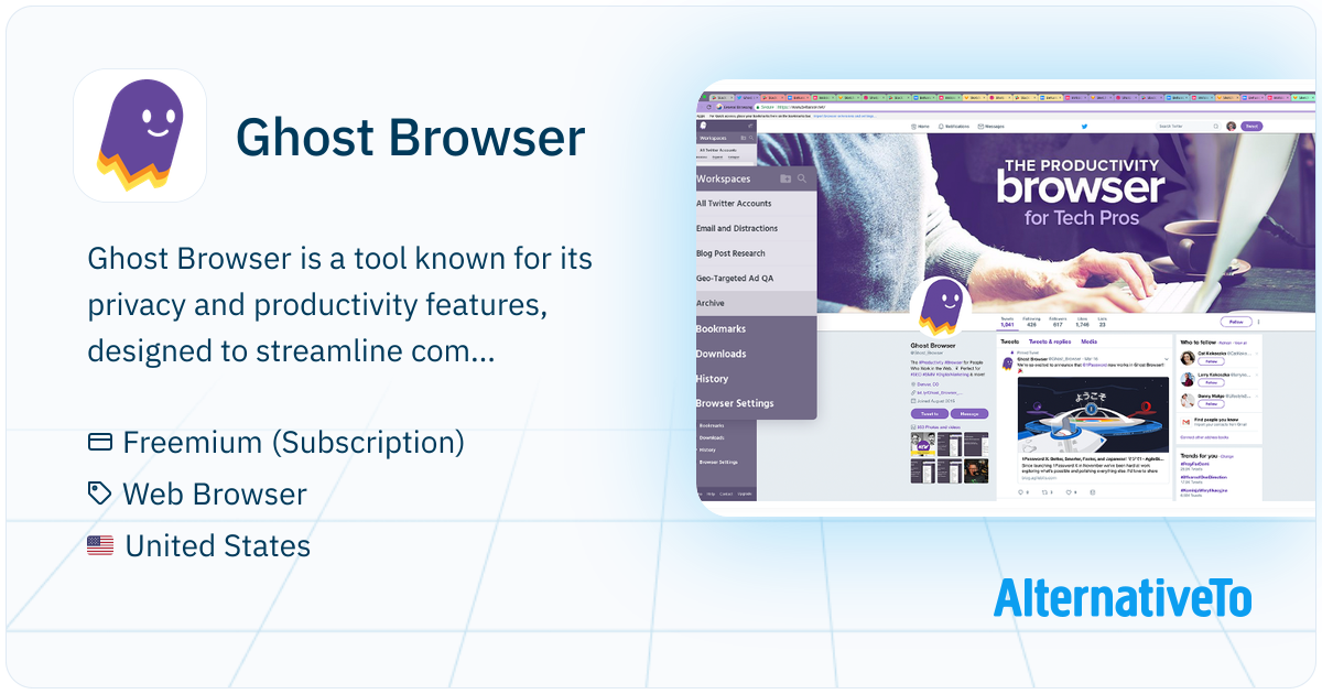 Ghost Browser: Privacy-focused browser with multi-session support ...