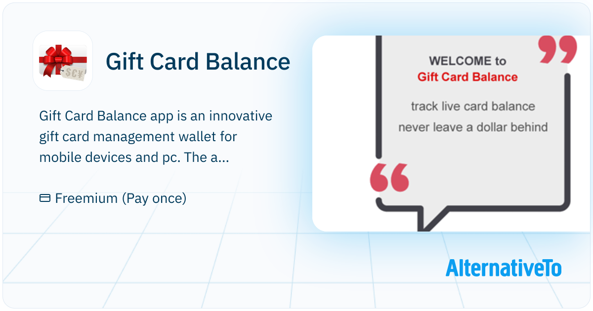 Card Balance Gift Card Balance: An innovative gift card management wallet for mobile ...