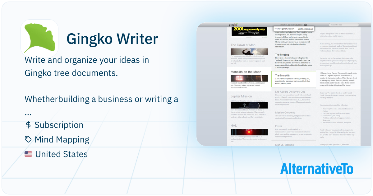 Gingko Writer: Text editor that uses a tree-like structure to help you ...