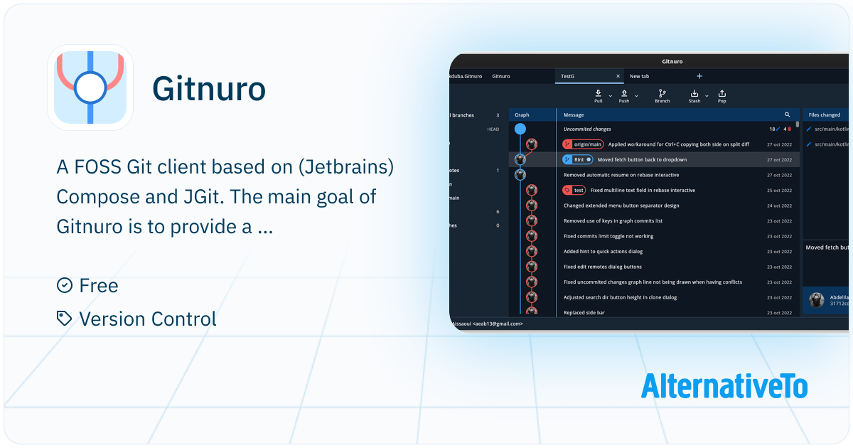 Gitnuro: A FOSS Git multiplatform client for newbies and pros ...