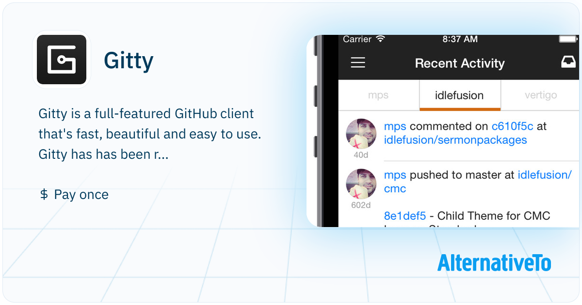 Gitty: Full-featured GitHub client that's fast, beautiful and easy to ...