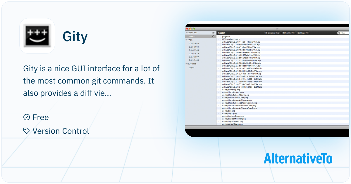 Nice Gui Reference Gity: Nice GUI interface for a lot of the | AlternativeTo
