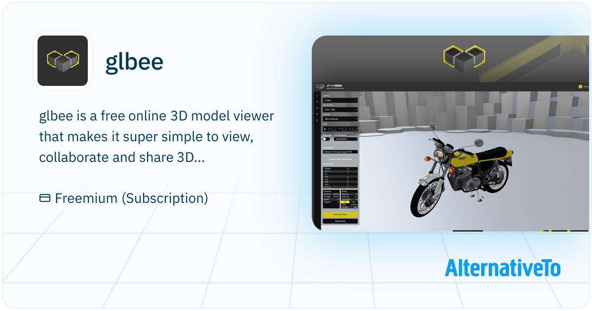glbee: Free online 3D model viewer that makes | AlternativeTo
