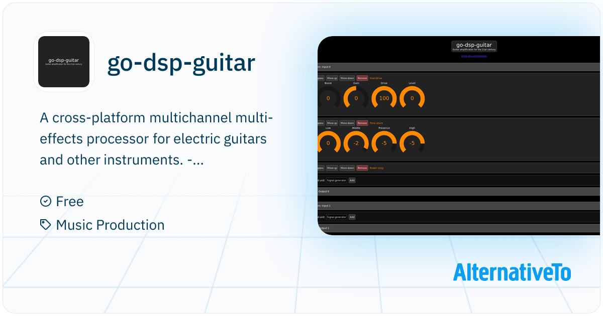 go-dsp-guitar: A cross-platform multichannel multi-effects processor ...