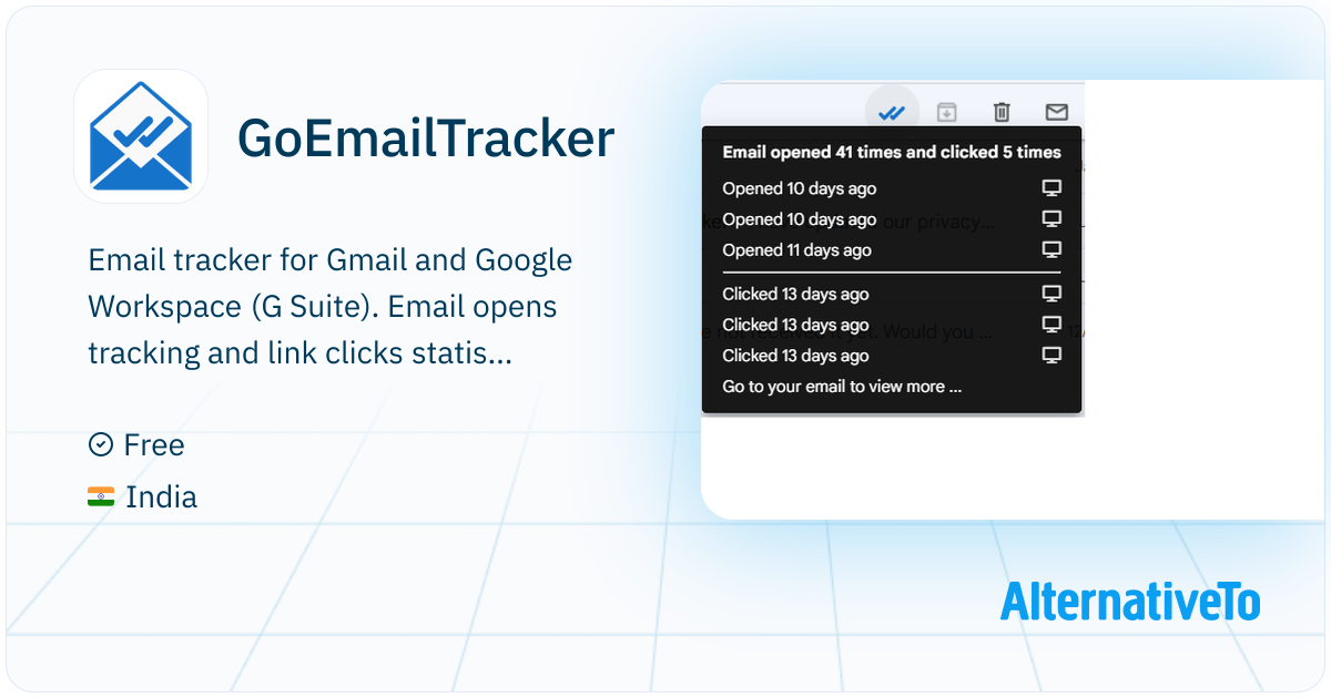 GoEmailTracker: Email tracker for Gmail and Google Workspace (G Suite ...