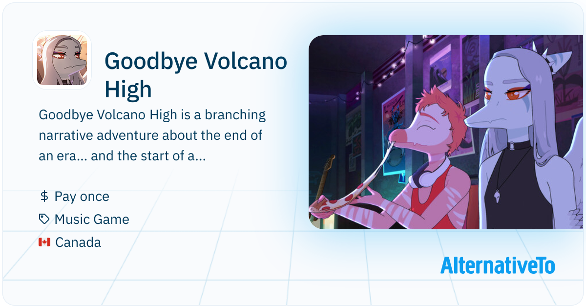 Goodbye Volcano High: Cinematic narrative adventure about love, change ...
