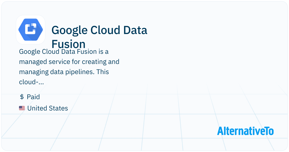 Google Cloud Data Fusion: Managed service for | AlternativeTo