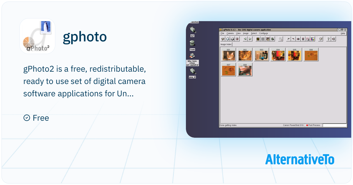gphoto: GPhoto2 is a free, redistributable, ready to use | AlternativeTo