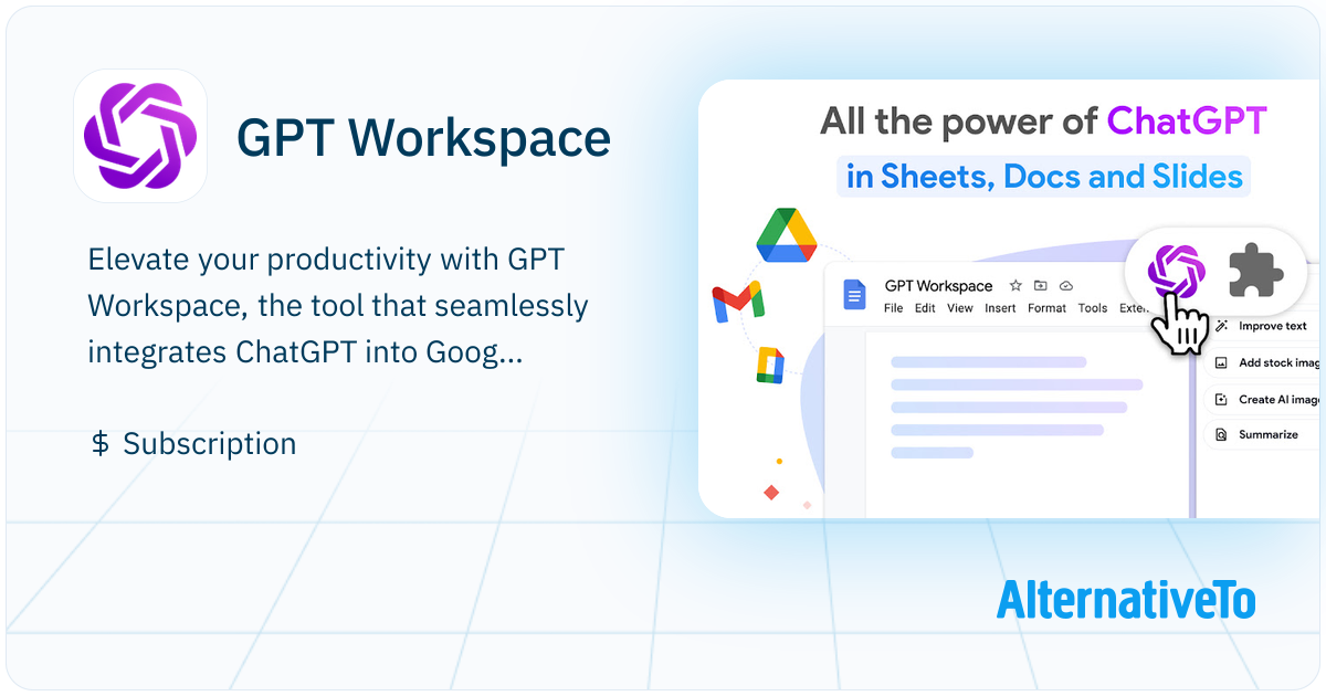 GPT Workspace: Boost your productivity with GPT-4o and Gemini directly ...