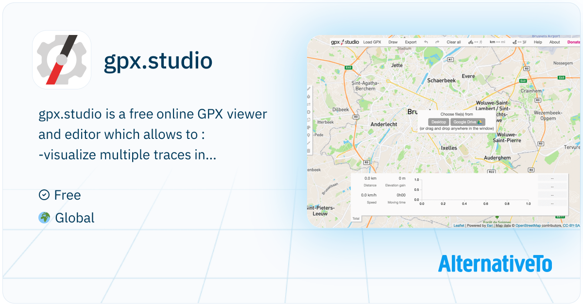 gpx.studio: View, edit and create GPX files online : add, move and ...