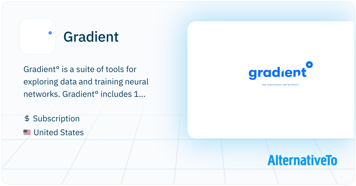Gradient: ° is a suite of tools for exploring data and training neural ...