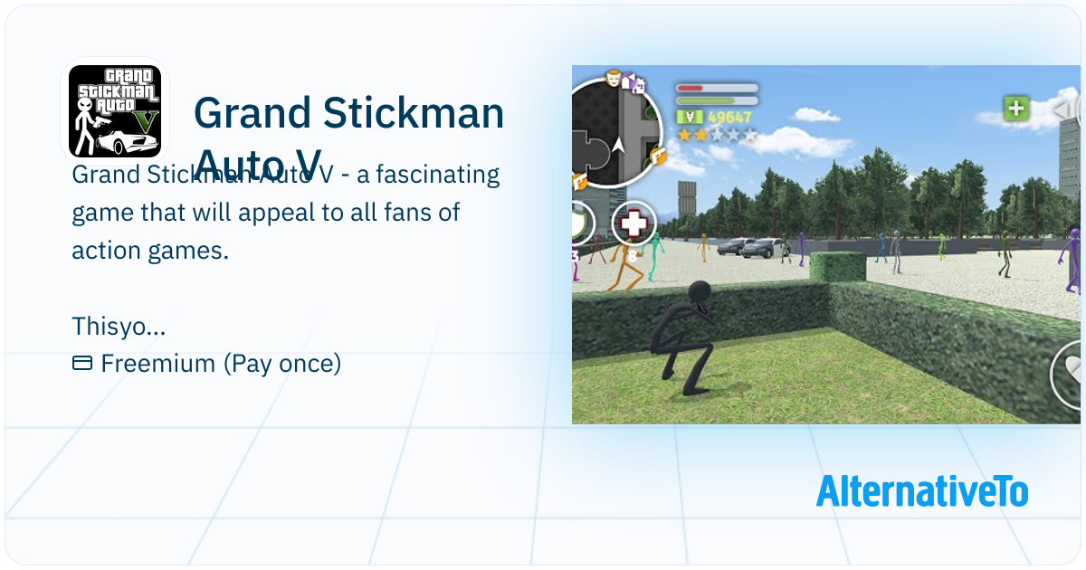 Grand Stickman Auto V a fascinating game that AlternativeTo