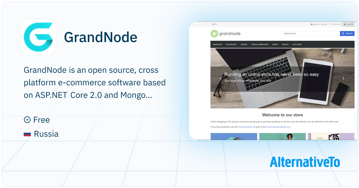 GrandNode: Open source, cross platform e-commerce software based on ASP ...