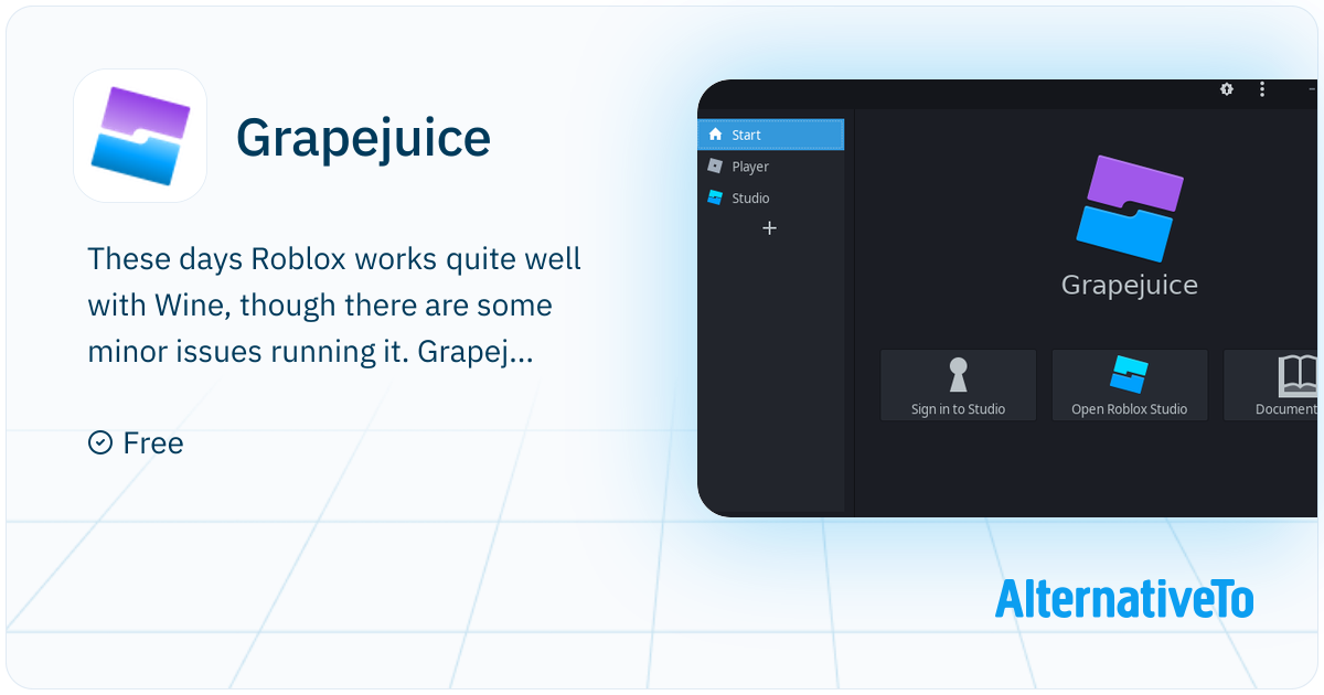 Grapejuice: A wine+roblox management application | AlternativeTo