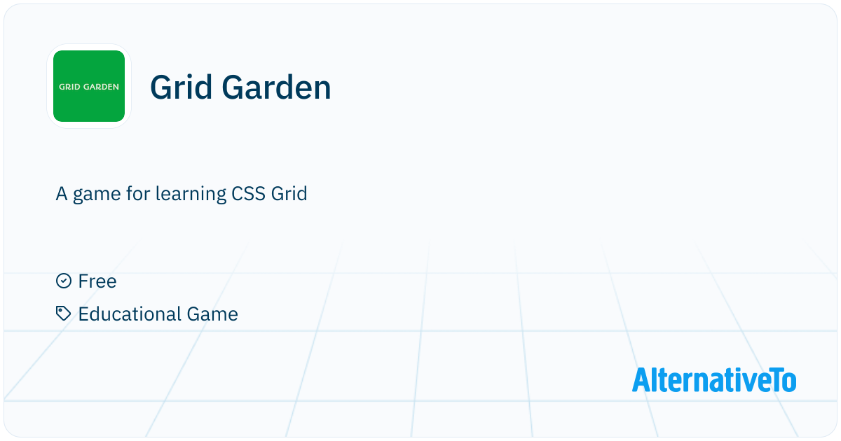 Grid Garden: A game for learning CSS grid | AlternativeTo