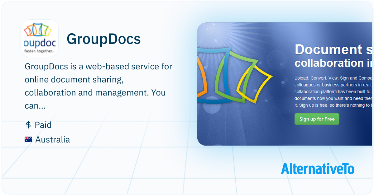 Groupdocs Translation GroupDocs: Web-based service for online | AlternativeTo
