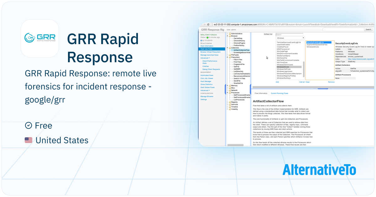 GRR Rapid Response: Incident response framework focused on remote live ...