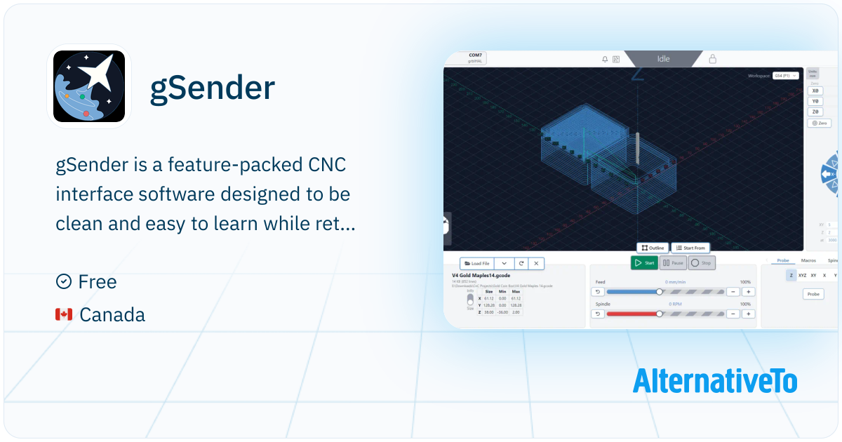gSender: Connect to and control grbl and grblHAL-based CNCs with ease ...