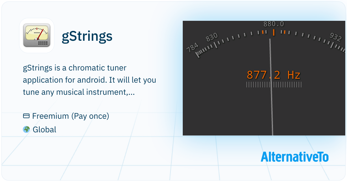 gStrings Chromatic tuner application for AlternativeTo
