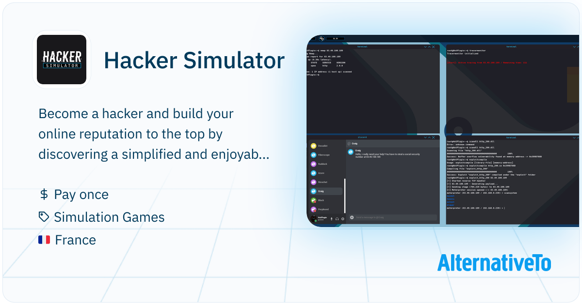 Hacker Simulator: Network hacking gameplay with contracts and upgrades ...