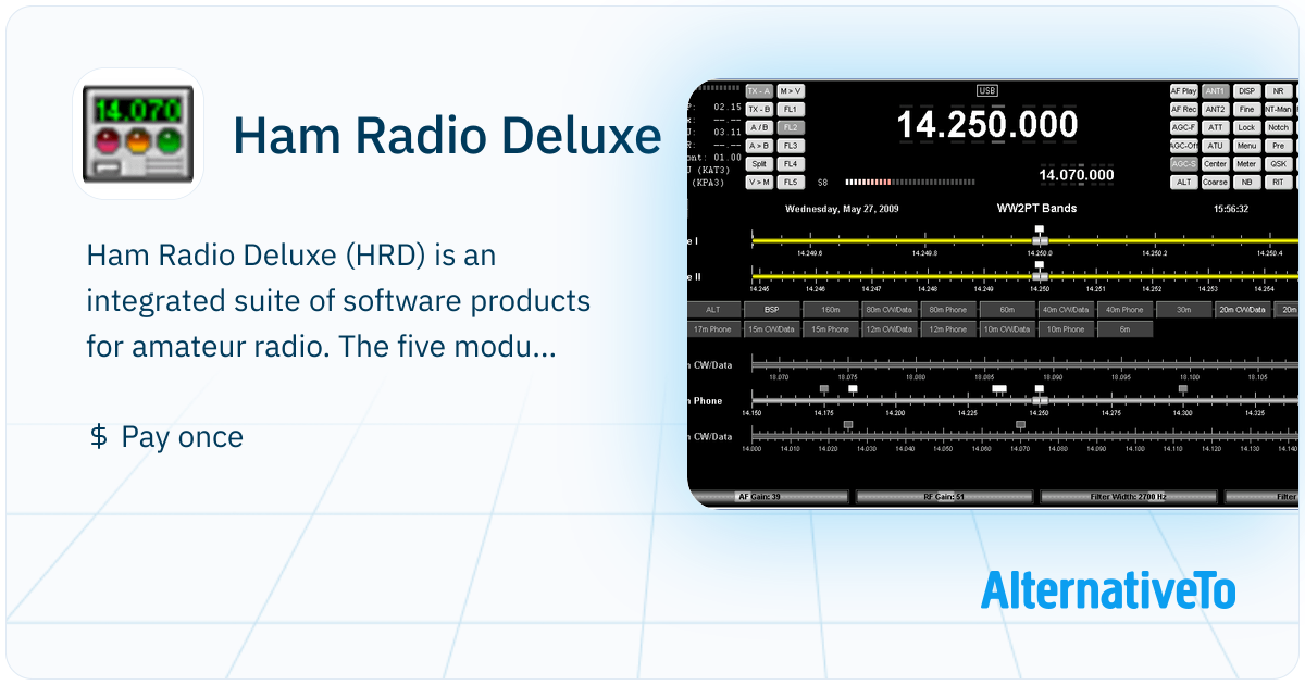Ham Radio Deluxe: (HRD) is an integrated suite of software products for ...