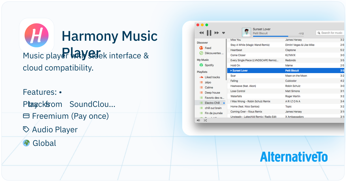 Harmony Music Player: Music player with sleek interface & cloud ...