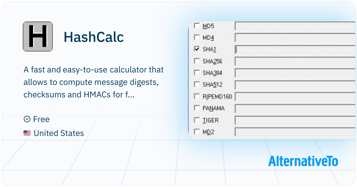 HashCalc: A fast and easy-to-use calculator that allows to | AlternativeTo