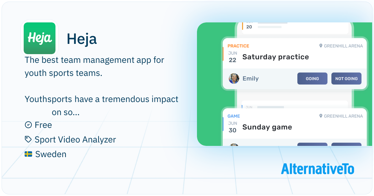 Heja: Simple sports team management and group communication app ...