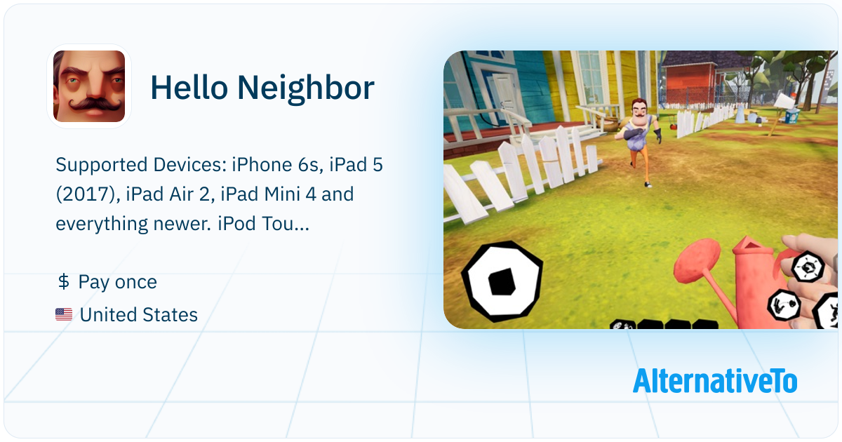 Iphone Hello Neighbor Hello Neighbor: *Supported Devices: iPhone 6s, iPad 5 (2017 ...